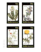 Staffa 1982 Flowers #39 (Veronica, Teucrium, Ipomcea & Argemone) imperf set of 4 values unmounted mint