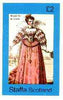 Staffa 1982 French Costumes of 16th Century #2 (Margueritte de Loraine) imperf deluxe sheet (£2 value) unmounted mint