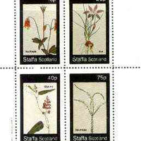 Staffa 1982 Flowers #41 (Aquilegia, Ixia, Glycine & Struthiola) perf set of 4 values unmounted mint