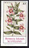 Bernera 1982 Flowers #20 (Mimulus) imperf souvenir sheet (£1 value) unmounted mint