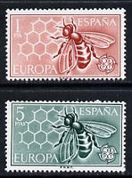 Spain 1962 Europa (Bees) set of 2 unmounted mint SG 1509-10*