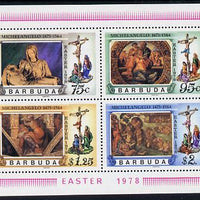 Barbuda 1978 Easter Michelangelo m/sheet unmounted mint, SG MS 394