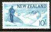 New Zealand 1966 10s def (Tasman Glacier) unmounted mint chalky paper SG 801a*
