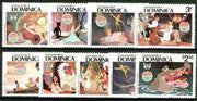 Dominica 1980 Christmas (Scenes from Disney's Peter Pan) set of 9 unmounted mint, SG 722-30*