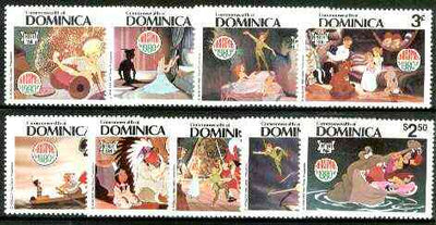 Dominica 1980 Christmas (Scenes from Disney's Peter Pan) set of 9 unmounted mint, SG 722-30*