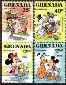Grenada 1981 Easter (Walt Disney's Characters) set of 4 unmounted mint, SG 1120-23