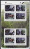 Comoro Islands 2009 WWF - Bats perf sheetlet containing 2 sets of 4 in se-tenant blocks unmounted mint