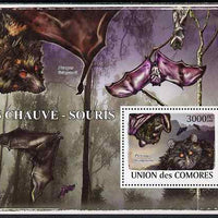 Comoro Islands 2009 Bats perf s/sheet unmounted mint
