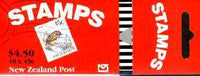 New Zealand 1991 $4.50 booklet containing 10 x 45c Rock Wren, complete and pristine (with additional tab), SB 59b