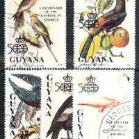Guyana 1991 500th Anniversary of Discovery of America (Birds) complete set of 5 fine cto used*
