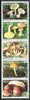 Guyana 1993 Fungi strip of 5 complete fine cto used*