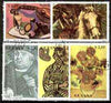 Guyana 1990 Paintings complete set of 5 fine cto used*