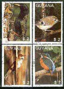 Guyana 1987 Birds set of 4 fine cto used*