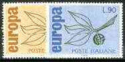 Italy 1965 Europa set of 2 unmounted mint, SG 1138-39*