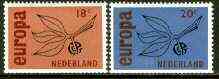 Netherlands 1965 Europa set of 2 unmounted mint, SG 999-1000*