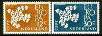 Netherlands 1961 Europa set of 2 unmounted mint, SG 912-13*