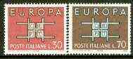 Italy 1963 Europa set of 2 unmounted mint, SG 1101-02*