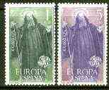 Spain 1965 Europa set of 2 unmounted mint, SG 1735-36*