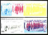 St Vincent - Bequia 1986 World Cup Football 60c (Denmark Team) set of 5 imperf progressive colour proofs comprising the 4 basic colours plus blue & magenta composite unmounted mint