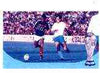 St Vincent - Bequia 1986 World Cup Football 10c (Bulgaria v France) imperf progressive colour proof in blue & magenta only unmounted mint*