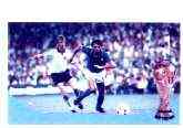 St Vincent - Bequia 1986 World Cup Football 75c (Italy v W Germany) imperf progressive colour proof in blue & magenta only unmounted mint*