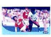 St Vincent - Bequia 1986 World Cup Football $1.50 (USSR v England) imperf progressive colour proof in blue & magenta only unmounted mint*