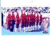 St Vincent - Bequia 1986 World Cup Football 60c (Denmark Team) imperf progressive colour proof in blue & magenta only unmounted mint*