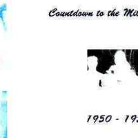 Angola 1999 Countdown to the Millennium #06 (1950-1959) souvenir sheet (Pope, Chess & Tony Jacklin) the set of 5 imperf progressive proofs comprising various 2,3 & 4-colour combinations plus all 5 colours unmounted mint