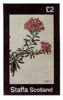 Staffa 1982 Flowers #50 (Daphne) imperf,deluxe sheet (£2 value) unmounted mint