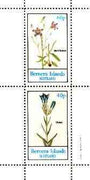 Bernera 1982 Flowers #23 (Violet & Bell Flower) perf,set of 2 values (40p & 60p) unmounted mint
