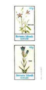 Bernera 1982 Flowers #23 (Violet & Bell Flower) imperf,set of 2 values (40p & 60p) unmounted mint