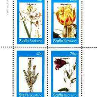 Staffa 1982 Flowers #52 (Anthericum, Campanula, etc) perf set of 4 values unmounted mint