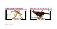 Eynhallow 1982 Birds #26 (Cuckoo & Bunting) imperf set of 2 values unmounted mint