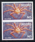 Nigeria 1994 Crabs (Red Spider) N5 unmounted mint imperf pair