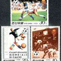 North Korea 1988 Football World Cup perf set of 3 unmounted mint, SG N2767-69*