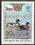 North Korea 1988 'Praga 88' Stamp Exhibition 20ch Mallards unmounted mint, SG N 2783*