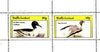 Staffa 1982 Birds #68 (Sheldrake & Gull) perf set of 2 values unmounted mint