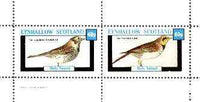 Eynhallow 1982 Birds #28 (Snowbird & Lark) perf set of 2 values unmounted mint