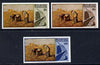 Togo 1968 Paintings of Local Industries 10f, 30f & 60f (Gleaning Millet & Phosphate Mine) unmounted mint imperf (as SG 577, 79 & 81)