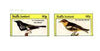 Staffa 1982 Birds #70 (Blue & Cape May Warblers) imperf set of 2 values unmounted mint