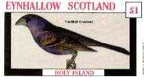 Eynhallow 1982 Birds #31 (Blue Grosbeak) imperf souvenir sheet (£1 value) unmounted mint