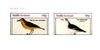Staffa 1982 Birds #71 (Yellowbird & Lobefoot) imperf set of 2 values unmounted mint