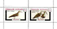 Eynhallow 1982 Birds #34 (Sandpipers) perf set of 2 values unmounted mint