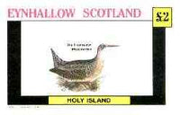 Eynhallow 1982 Birds #35 (Freshwater Meadow Hen) imperf deluxe sheet (£2 value) unmounted mint
