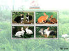 Thailand 1999 'Thaipex 99' Int Stamp exhibition m/sheet containing set of 4 (Rabbits) unmounted mint