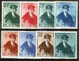 Rumania 1940 Aviation set of 8 unmounted mint, SG 1430-37, Mi 617-24