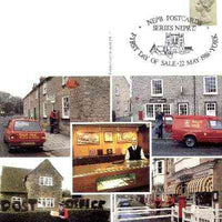 Postcard of Picturesque Rural Post Offices (PO picture card NEPR 17) used with illustrated first day cancel