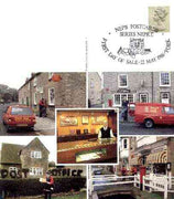 Postcard of Picturesque Rural Post Offices (PO picture card NEPR 17) used with illustrated first day cancel