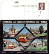 Postcard of Henley on Thames - Frieth Postbus (PO picture card SEPR 2/1) used with Henley on Thames first day cancel
