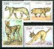 Algeria 1986 Wild Cats set of 4 unmounted mint, SG 917-20*